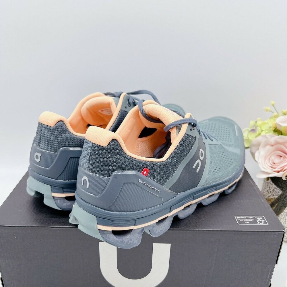 On Cloudace Womens Size US 11 Road Running Shoe Sea/Almond - Picture 4 of 9